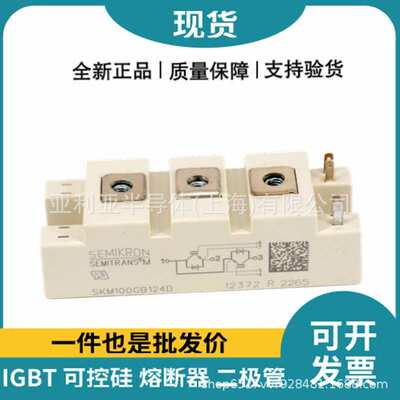 SKM100GB124D 功率igbt模块 双向可控硅 晶闸管模块 电子元器件