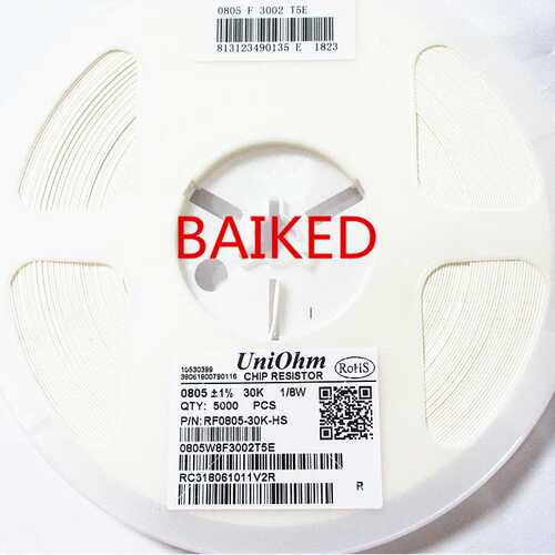 0805 1% 30K 1/8W RF0805-30K-HS 0805W8F3002T5E  UniOhm