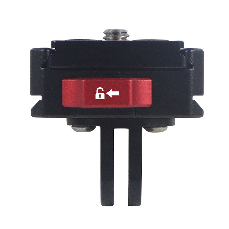 升级款V口快装板相机快拆云台稳定器三脚架通用GOPRO13快装固定座