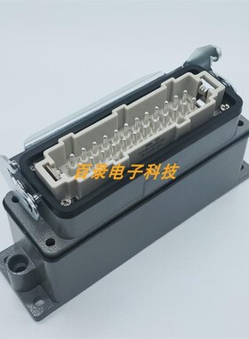 24针重载连接器 YUDO 24芯热流道接线盒DME 模具插头 哈丁HARTING