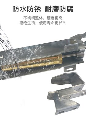 格美推拉门不锈钢液压缓冲回归器冷冻库静音闭门器油压强力闭门器