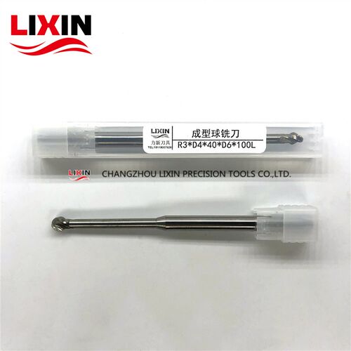 现货加长棒棒糖铣刀铝用成型球头铣刀 R3*D4*40*D6*100L 倒角铣刀
