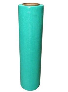 缠绕膜绿色50cm手工缠绕膜拉伸摸大卷保鲜膜物流托盘打包PE拉伸摸