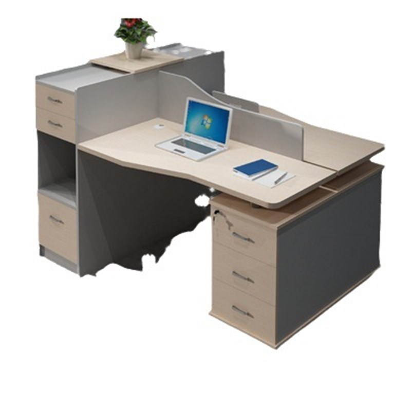 职员桌4人位深圳办公家具屏风卡位电脑桌员工桌2/4/6人位办公桌椅