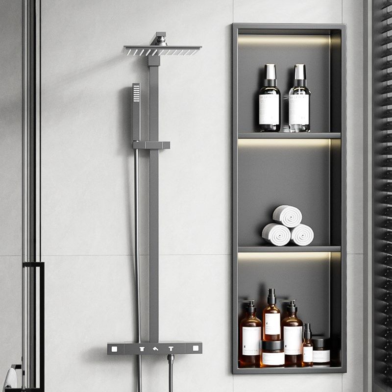 不锈钢壁龛柜卫生间成品嵌入式浴室网红金属置物架电视背景墙定制,家装主材,壁龛,淘宝优惠券,粉丝福利购,淘宝优惠卷