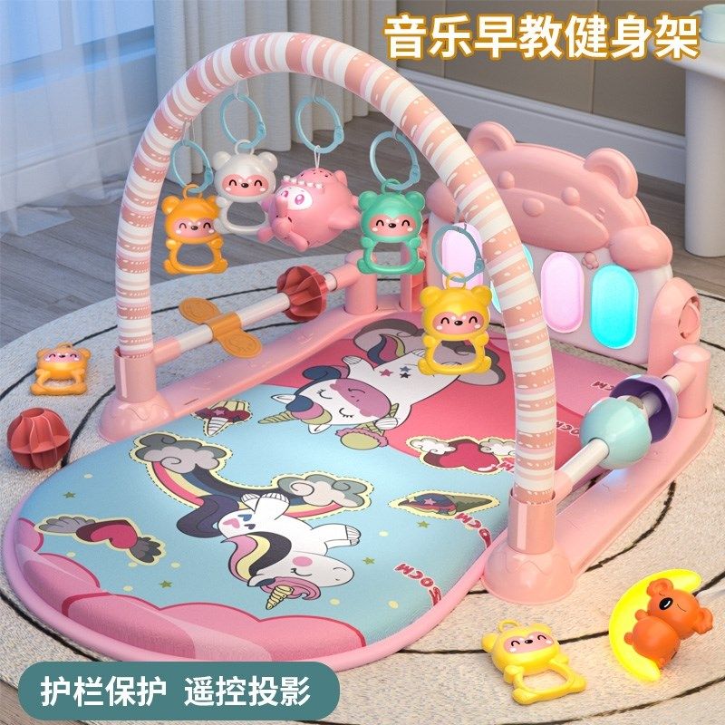 脚踏钢琴新生婴儿健身架器宝宝男女孩音乐益智玩具0-1岁3-6个月12,玩具/童车/益智/积木/模型,婴儿健身器,淘宝优惠券,粉丝福利购,淘宝优惠卷