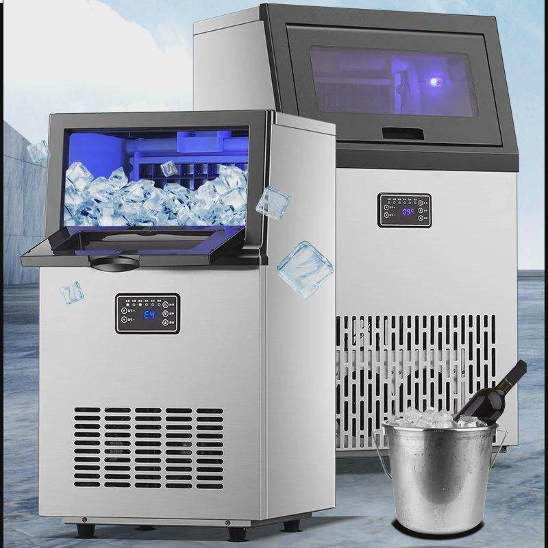 商用制冰机奶茶店酒吧s大容量摆摊全自动快速出冰方块冰机器