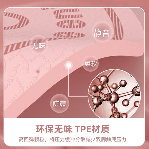 跳绳垫加厚健身室内家用跳绳隔音减震环J保无绳圆垫防滑男女瑜伽