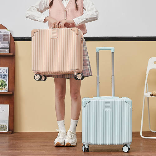 小型行李箱女18寸网红ins拉杆箱学生轻便密码旅行箱迷你登机箱20