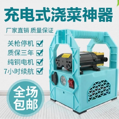 我想要抽水泵带蓄l电池小型农村家用抽水机吸水电动直流淋果用的