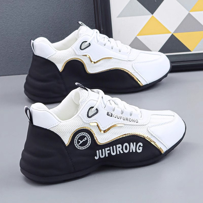 2025夏季新款透气网面男士老爹鞋内增高软底时尚休闲运动鞋情侣款