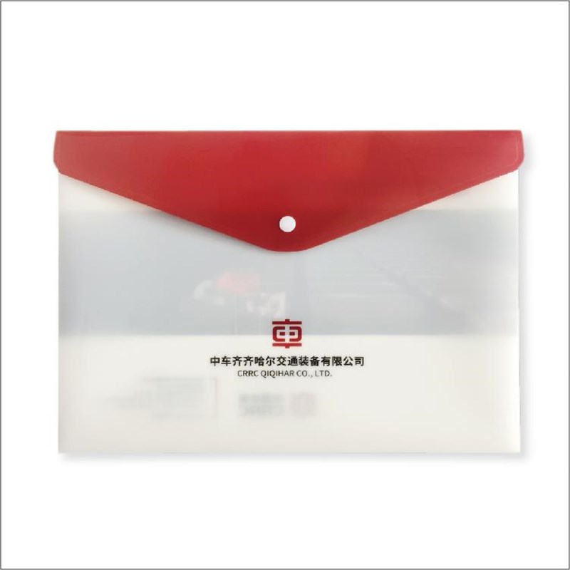 定制广告文件袋塑料档案袋透明袋文具按扣袋a4文件袋印字logo卡通