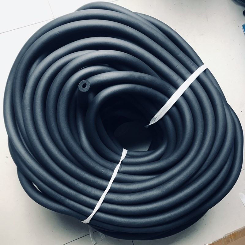 空调铜管保温棉 保温管6/10/13/16/19厚9/6mm天然橡V塑黑色100米