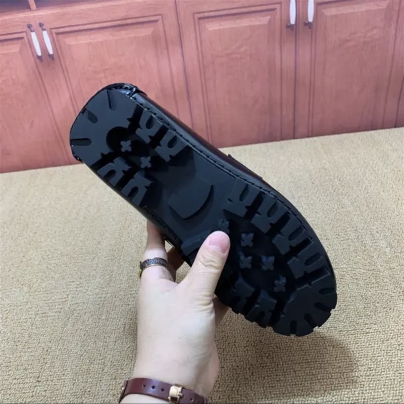 H21-223男鞋纯皮夏季商务休闲一脚蹬豆豆鞋懒人驾车皮鞋软底鞋男