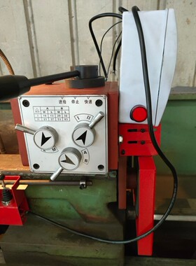 61406150数控打孔机车床尾座改E装自动钻孔机内置过载保护快速后