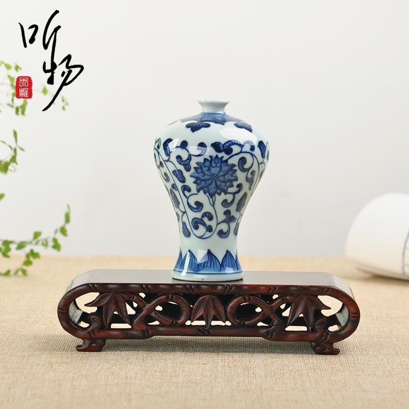 红酸枝木工艺品摆件底座实木质长方形奇石底座花盆景茶壶玉器底座