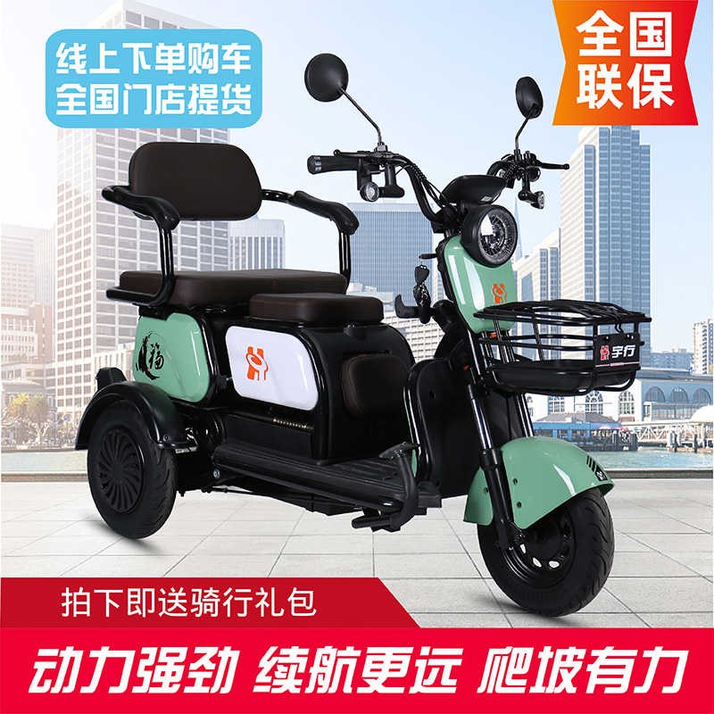 电动三轮车电动家用小型女士老年迷你成人老人接送孩子新款