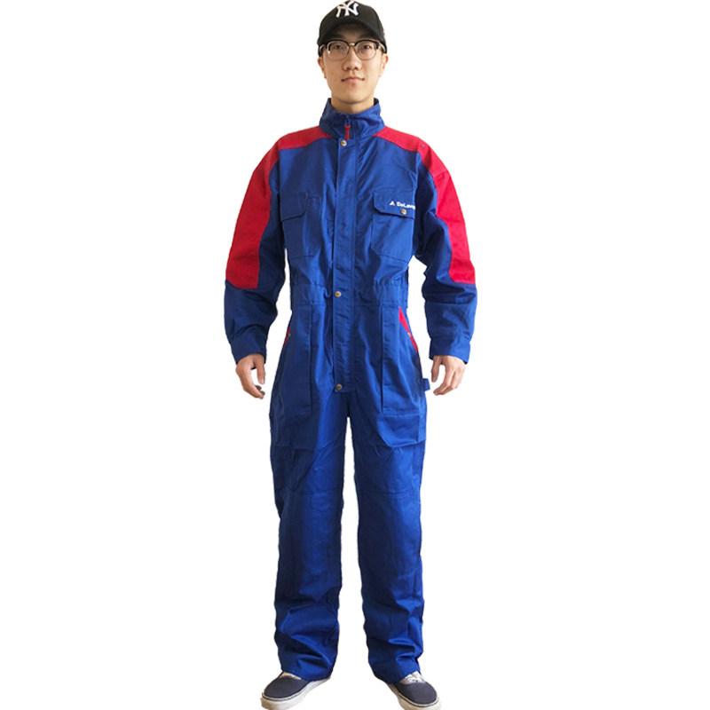 处理连体工作服机修耐磨工程船员服防尘防水防油维修劳保服