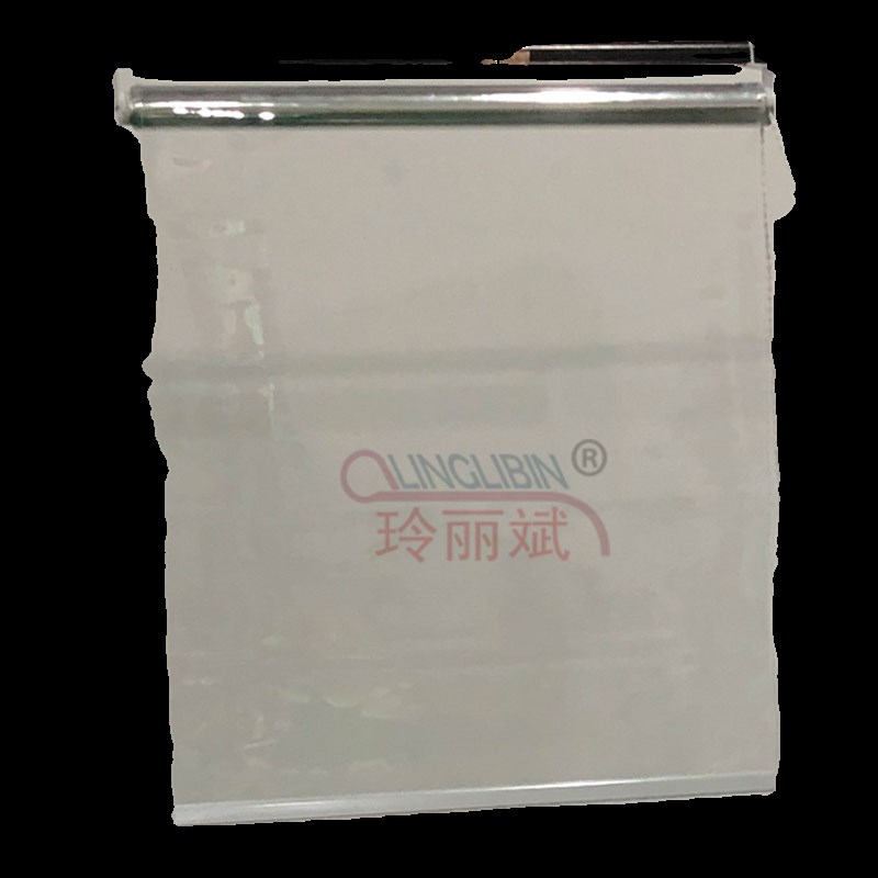 自动上升回弹卷帘窗帘透明挡风手动升降卷拉式阳台户外弹簧伸缩帘