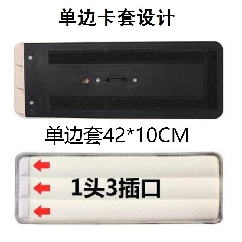 免手洗平板拖把替换布32.33.35.42.45cm粘扣式拖布头替换布十片装