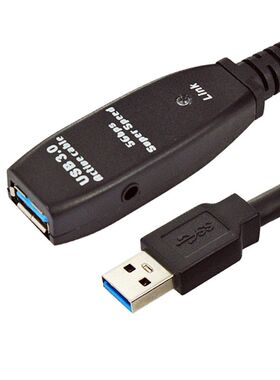 相机高速USB3.0联机拍摄加长线公对母延长30米d800 5d4工业相机线
