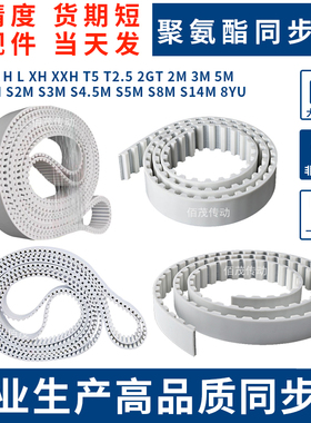 同步皮带784-S8M792-S8M800-S8M808-S8M聚氨酯同步带钢丝芯齿形带