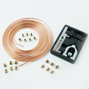 跨境热销 16个配件 汽车配件工厂刹车镀锌铜管刹车管25英尺蚊香盘