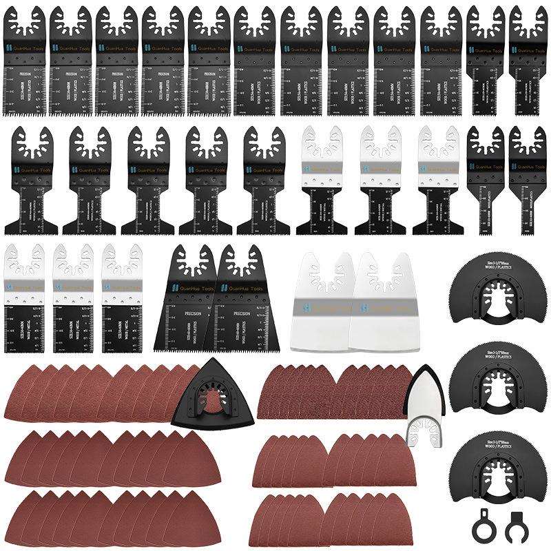 96pc混合万用宝锯片套装万用宝摆动锯片工具附件