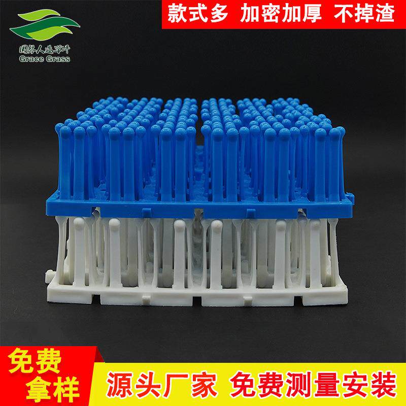 热销户外滑雪滑道滑梯网红游乐设备旱雪滑道人造塑料草坪旱雪坡道