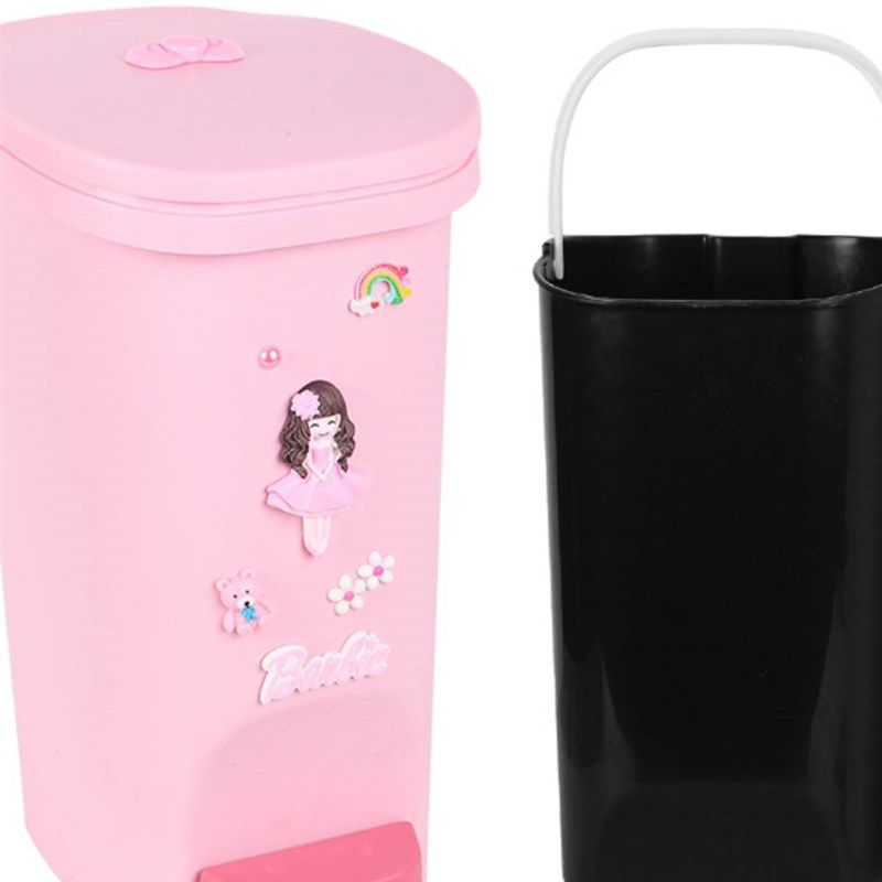 垃圾桶可爱少女心卧室踩脚带盖卡通大号脚踩家用脚踏式客厅卫生间