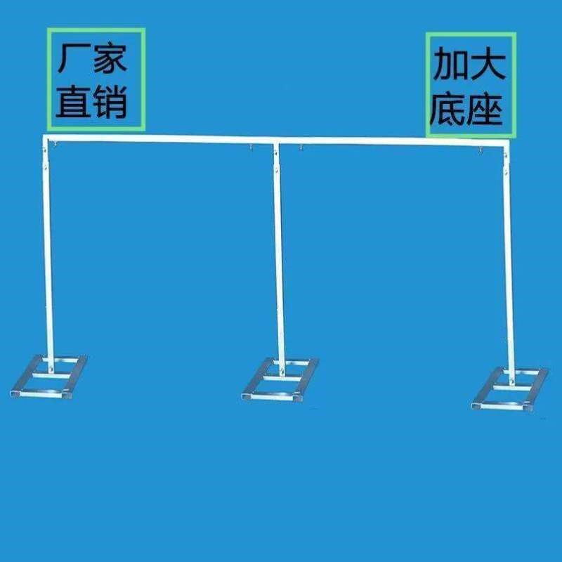 镀锌管背景桁架支架伸缩喷绘纱幔架子婚礼]舞台婚庆杆加厚支架架