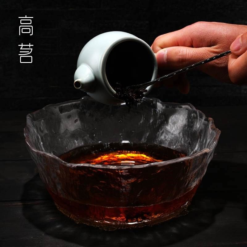 玻璃茶洗大号水洗 茶海水盂洗茶具的配件 杯洗干泡建水洗茶碗