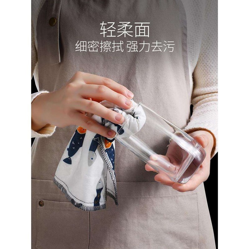 抹布洗碗布厨房家务清洁用品加厚吸水懒人去油擦桌子神器