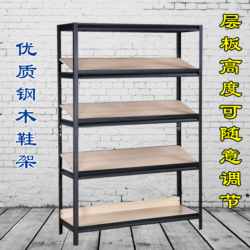 商场鞋店鞋架展示架落地多u层服装店铺用童鞋鞋子货架商用包包架