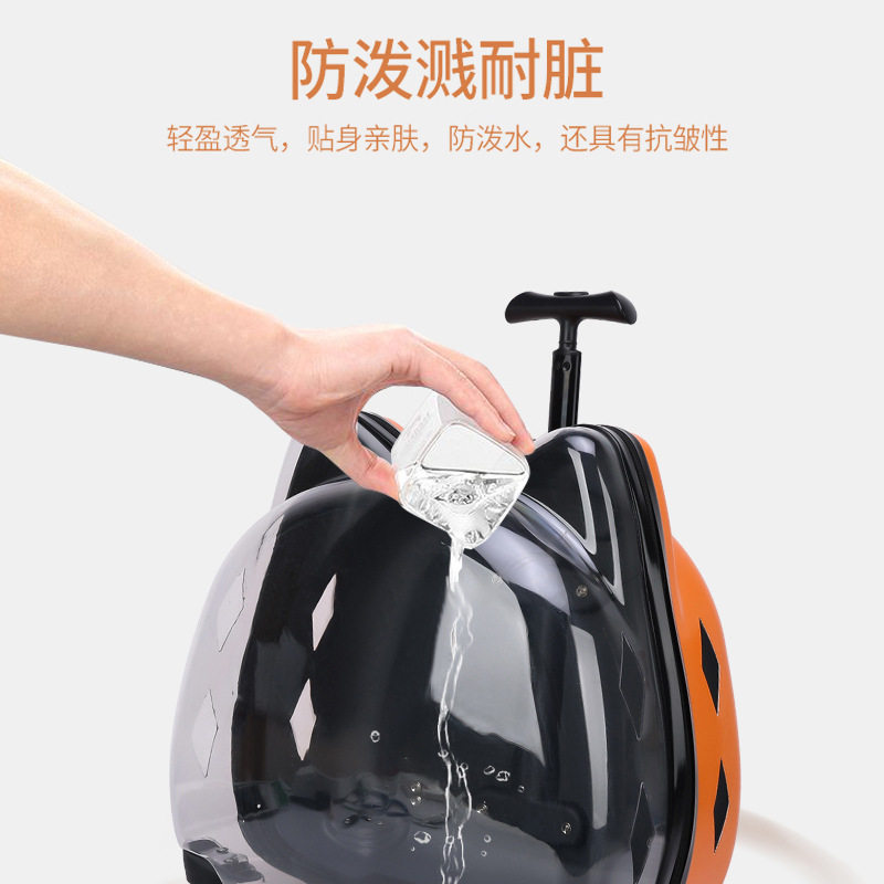 宠物拉杆箱外出透明猫包可携式宠物推车大容量透气太空舱狗狗旅行