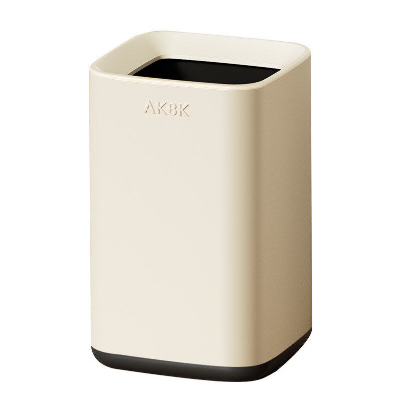 家用垃圾桶酒店厨房客厅卧室厕所高颜值方形双层不锈钢垃圾桶无盖