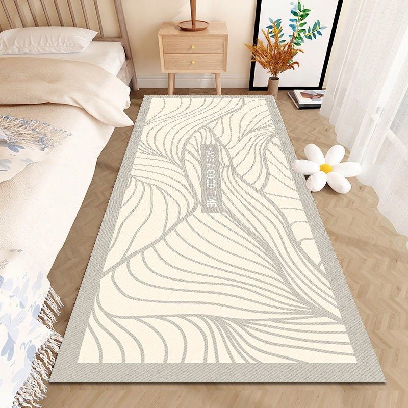 简约床边毯卧室地毯防滑垫免洗耐脏加厚家用新款长条满铺地垫定制,居家布艺,床边毯,淘宝优惠券,粉丝福利购,淘宝优惠卷