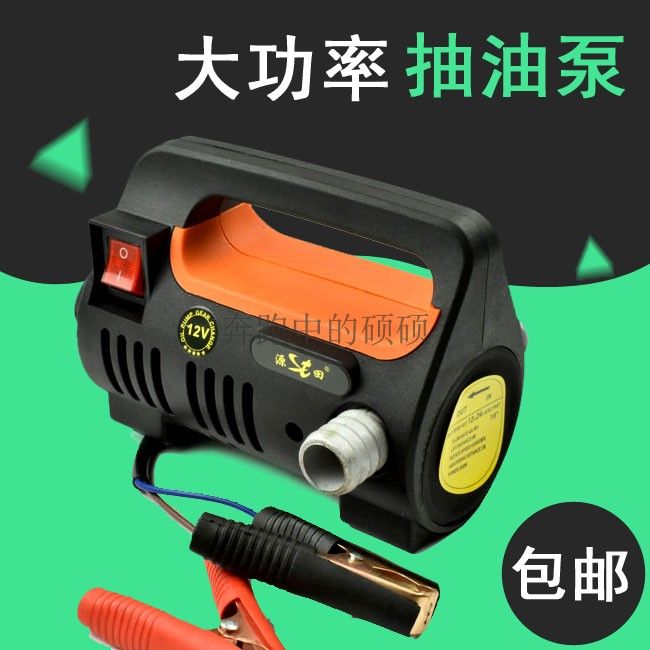电动抽油泵大型柴油泵自动加油泵12V24V220V直流抽油器正反加油机