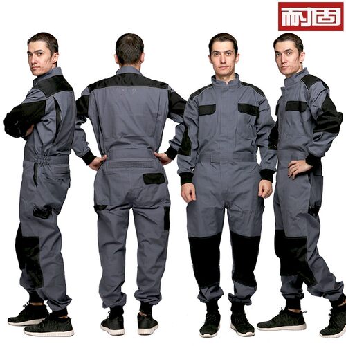 连体工装男全g棉防静电连体衣防尘服机修电焊汽修劳保服工作服定