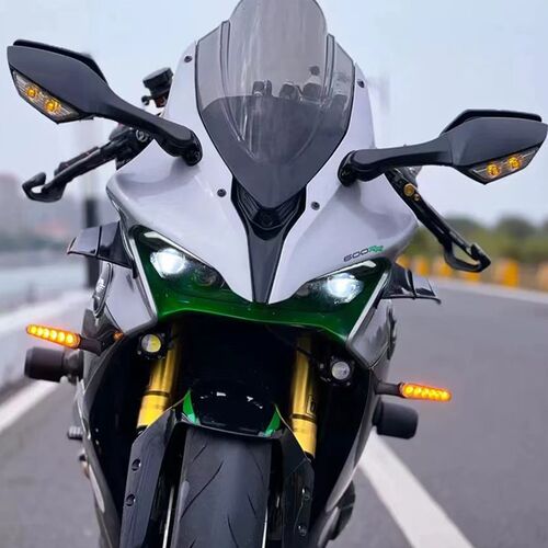 适用赛600/550改装大牛后视镜反光镜赛921/800/400/450带灯倒车镜