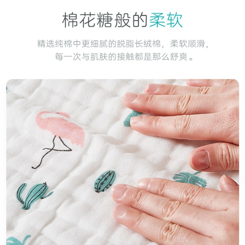 毛巾10条装洗脸洗澡全棉家用不掉毛吸水纱布小长方形儿童大人