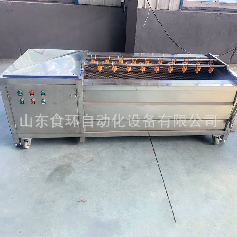 红薯去皮清洗机现货销售山去皮清洗机牡蛎扇贝去泥毛刷清洗机