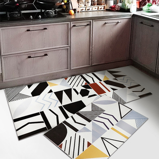 可擦洗光面皮革垫 定制裁剪入户门垫门厅地毯厨房防滑地垫防油污