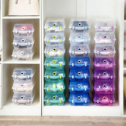 防潮加厚鞋盒水晶塑料透明鞋盒收纳鞋子鞋盒男女鞋子收纳盒鞋架