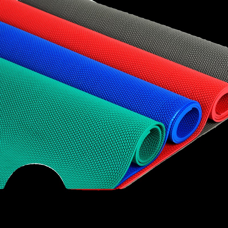 防滑地垫厨房厕所防滑垫浴室户外商用塑料PVC镂空防水垫地毯门垫