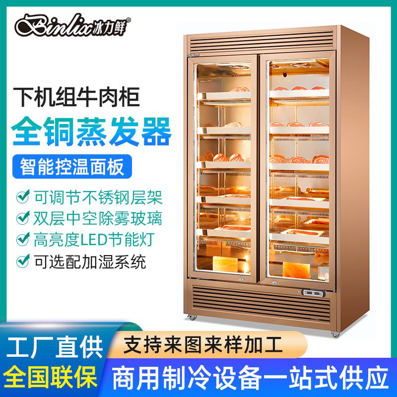 下机组牛肉柜冰柜商用火锅餐厅牛排排酸柜冷藏柜牛肉熟成柜保鲜柜