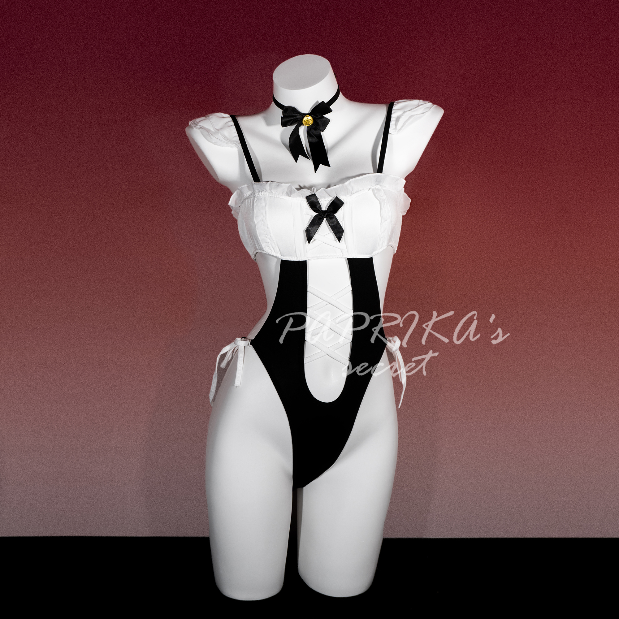 女仆制服COSPLAY绑带铃铛睡衣