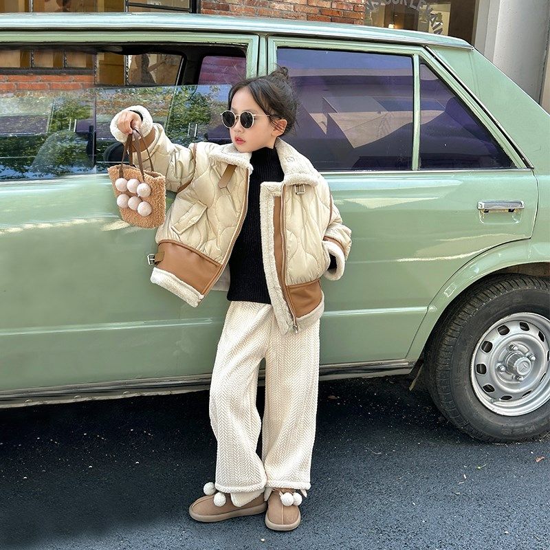 66公主女童外套秋冬棉服儿童秋装2024新款洋气女孩棉袄时髦加厚潮,童装/婴儿装/亲子装,棉袄/棉服,淘宝优惠券,粉丝福利购,淘宝优惠卷