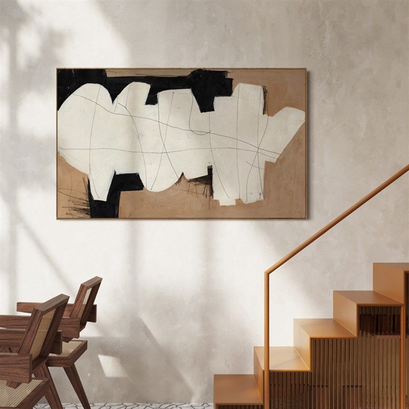 丘山生活 抽象艺术画 北欧现代涂鸦 客厅玄关大画大幅墙画工业风,家居饰品,现代装饰画,淘宝优惠券,粉丝福利购,淘宝优惠卷