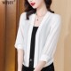 披肩防晒衣女款 2025新款 夏季 夏天外搭薄款 高级感白色雪纺空调开衫